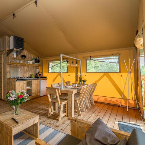 Safarizelt 7 Personen - Glamping-Lodge