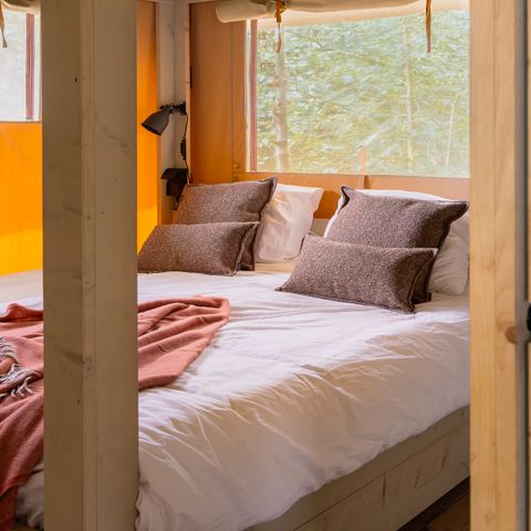 Safarizelt 6 personen - Stille Heide - Ofen & Whirlpool