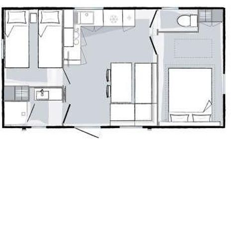 Mobilheim 4 Personen - Evasion 2 Zimmer