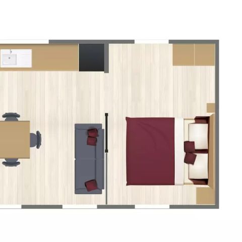 Mobilheim 4 Personen - Sunêlia Prestige PMR 2 Zimmer