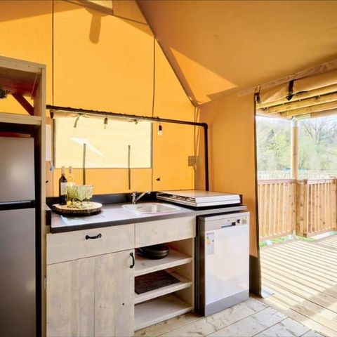 Safarizelt 9 Personen - Safari-Zelt 9 Personen - 4 Zimmer