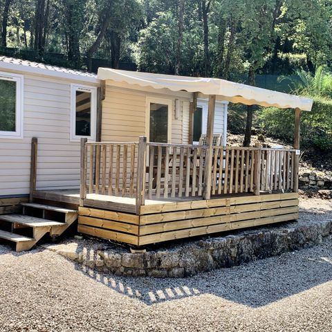 Mobilheim 8 personen - Komfort 4 Zimmer 6/8 Personen Klimatisiert + TV