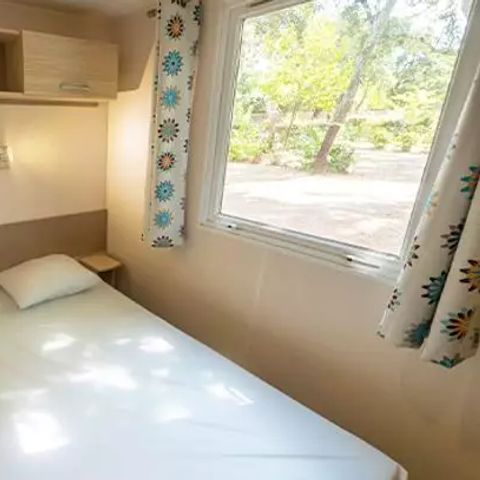 Mobilheim 6 Personen - Comfort | 3 Schlafz. | 6 Pers. | Erhöhte Terrasse | Klimaanlage