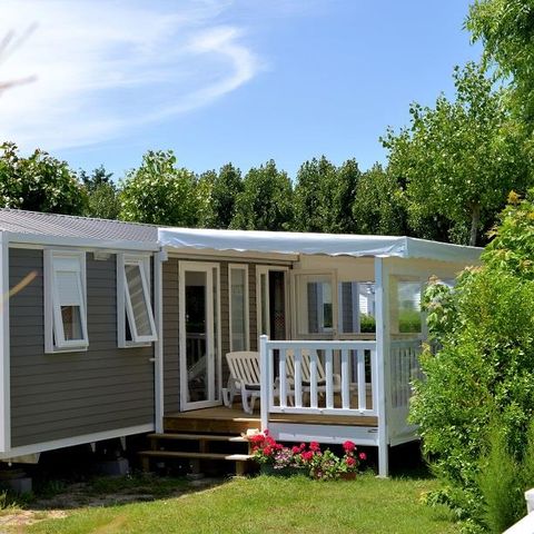 Mobilheim 6 Personen - SAM - SUNELIA PRESTIGE 3Zi/6P - 36m² - überdachte Terrasse
