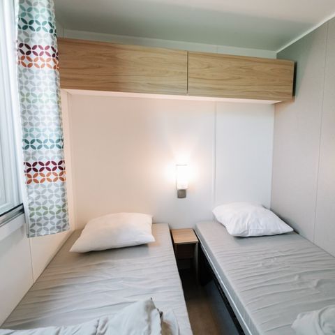 Mobilheim 5 Personen - SAM - COTTAGE CONFORT 2Sch/ 4/5P - 30m² - Überdachte Terrasse