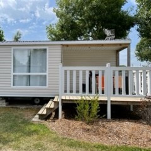 Mobilheim 4 personen - FREIZEIT & KOMFORT 2 Schlafzimmer – 20 m² – integrierte Terrasse für 4 Personen
