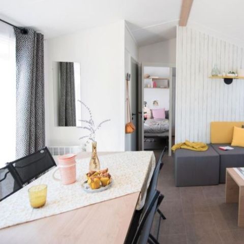Mobilheim 8 Personen - SAM - SUNELIA PRESTIGE 4Z/ 8P - 40m² - Überdachte Terrasse