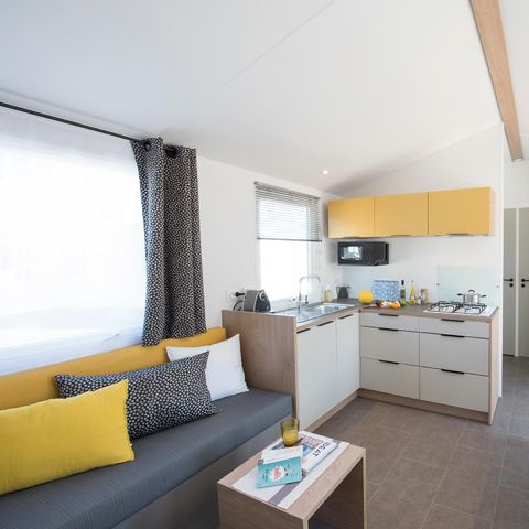 Mobilheim 8 personen - SUNELIA PRESTIGE 4 Schlafzimmer – 40 m² – überdachte Terrasse für 8 Personen
