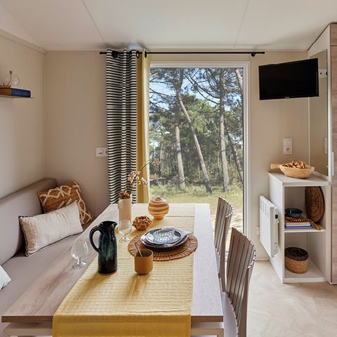 Mobilheim 4 Personen - DIM - LOISIRS CONFORT 2Sch/ 4P - 20m² - Eingebaute Terrasse