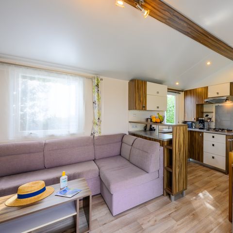 Mobilheim 6 Personen - DIM - LOISIR CONFORT 3ch/ 6p - 36m² - Überdachte Terrasse