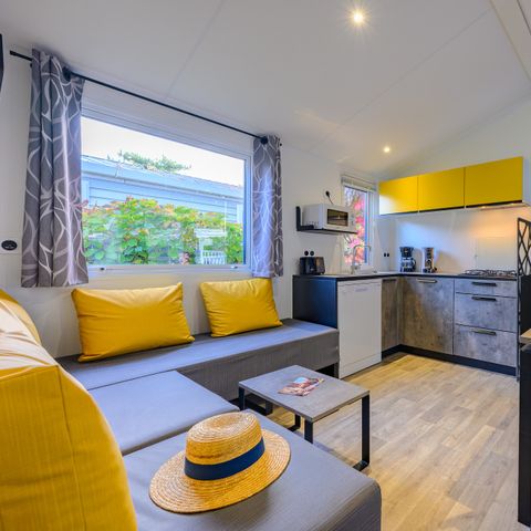 Mobilheim 8 Personen - DIM - SUNELIA PRESTIGE 4Zi/ 8P - 40m² - Überdachte Terrasse
