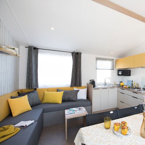 Mobilheim 8 Personen - DIM - SUNELIA PRESTIGE 4Zi/ 8P - 40m² - Überdachte Terrasse