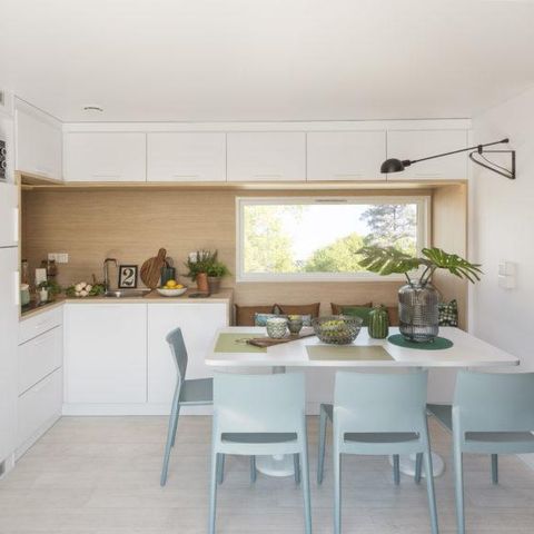Mobilheim 6 Personen - DIM - SUNELIA LUXE TAOS 3 ch / 6p - 40m² - Exotische Pergola