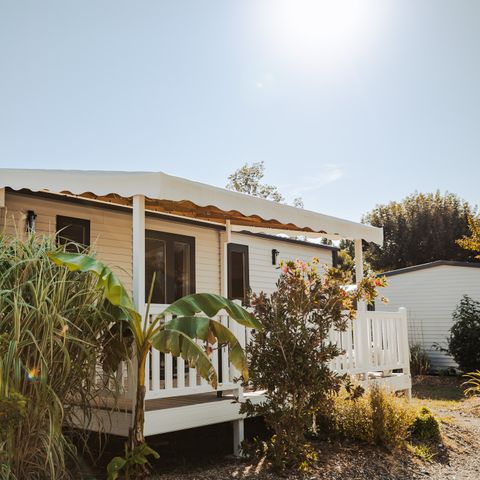 Mobilheim 4 personen - SUNELIA - CONFORT - PLUS - 2 Schlafzimmer - – 30 m² – überdachte Terrasse