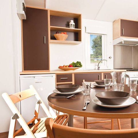 Mobilheim 6 personen - Mobilheim | Comfort | 3 Zi. | 6 Pers. | Erhöhte Terrasse | Clim.