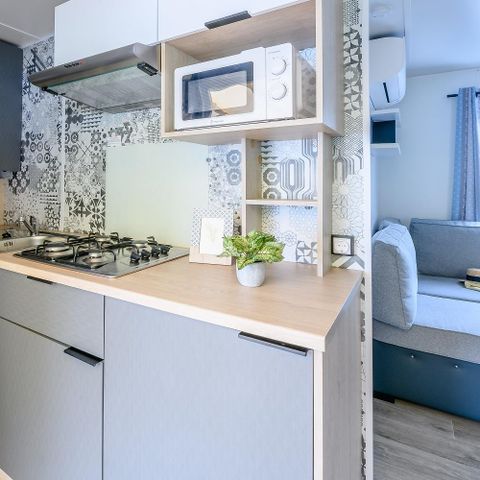 Mobilheim 8 Personen - 3 Komfortzimmer - 34m²