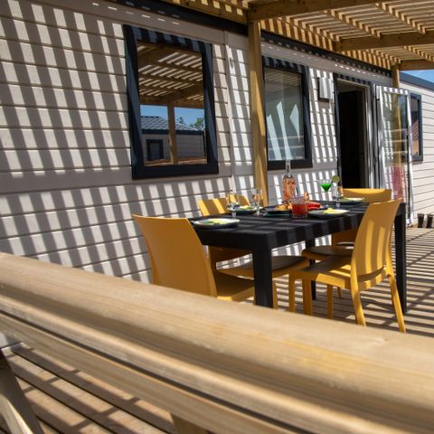 Mobilheim 4 Personen - COTTAGE LUXUS DES DINOS 2ch