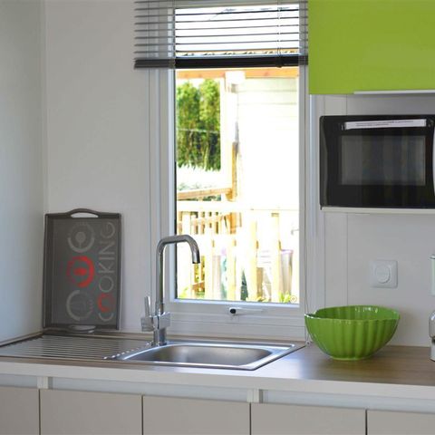 Mobilheim 5 Personen - Cottage Meerblick (2 Zimmer)