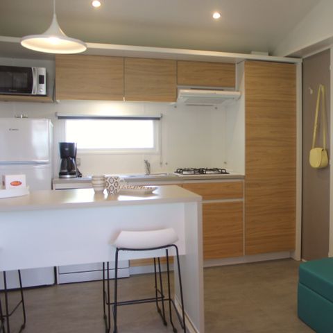 Mobilheim 4 personen - Ferienhaus Antigua – 2 Schlafzimmer – 2 Badezimmer – Bettwäsche und Handtücher inklusive ****