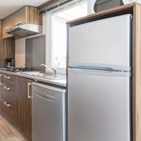Mobilheim 4 personen - Cottage Borneo – 2 Schlafzimmer – Bettwäsche und Handtücher inklusive ****