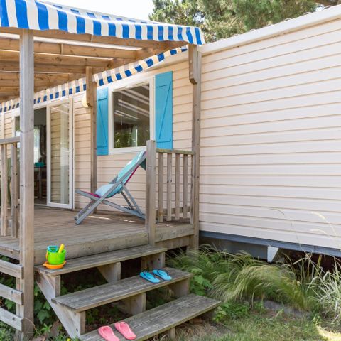Mobilheim 4 personen - Cottage Borneo – 2 Schlafzimmer – Bettwäsche und Handtücher inklusive ****