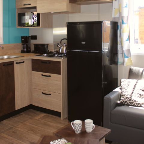 Chalet 6 Personen - Premium-Chalet „Sésame“ – 3 Schlafzimmer – Bettwäsche, Handtücher, Plancha und Reinigungsgebühr im Preis inbegriffen