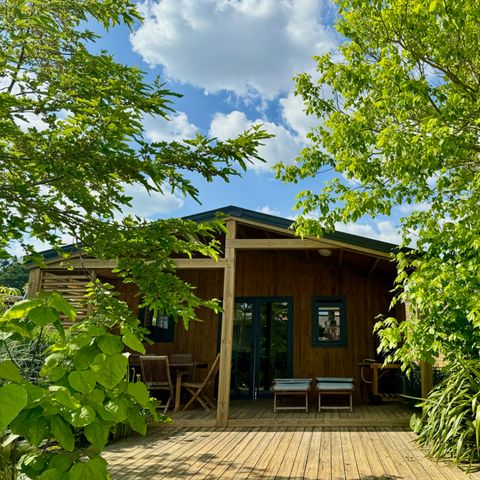 Chalet 6 personen - Premium-Chalet „Sésame“ – 3 Schlafzimmer – Bettwäsche, Handtücher, Plancha und Reinigungsgebühr im Preis inbegriffen