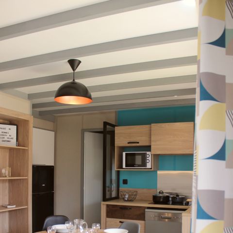 Chalet 4 Personen - Premium Badiane – 2 Schlafzimmer – 2 Badezimmer – Bettwäsche, Handtücher, Plancha, Reinigungsservice