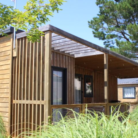 Chalet 4 Personen - Premium Badiane – 2 Schlafzimmer – 2 Badezimmer – Bettwäsche, Handtücher, Plancha, Reinigungsservice