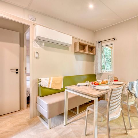 Mobilheim 6 Personen - Comfort | 3 Zi. | 6 Pers. | Erhöhte Terrasse