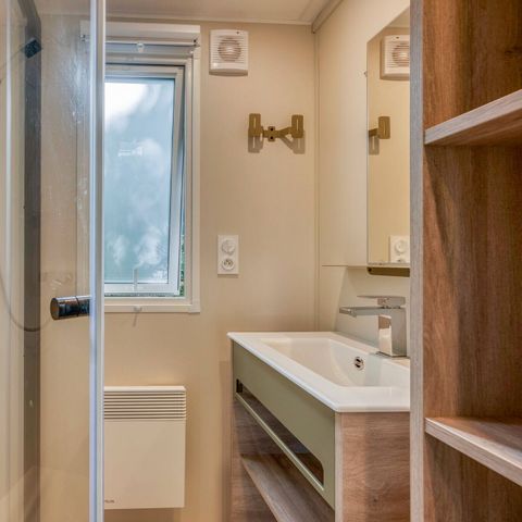 Mobilheim 6 Personen - Comfort | 3 Zi. | 6 Pers. | Erhöhte Terrasse