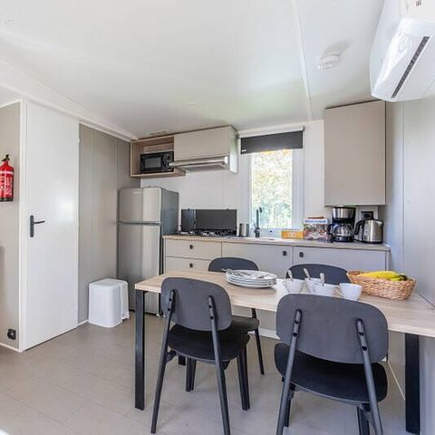 Mobilheim 4 Personen - Comfort | 2 Zi. | 4 Pers. | Erhöhte Terrasse