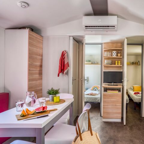 Mobilheim 6 Personen - 3 Zimmer 4 Erwachsene + 2 Kinder