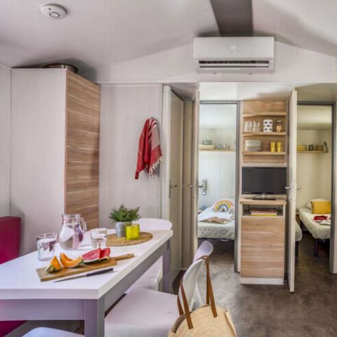 Mobilheim 6 personen - Cottage 6 Plätze 3 Schlafzimmer (Clim TV)