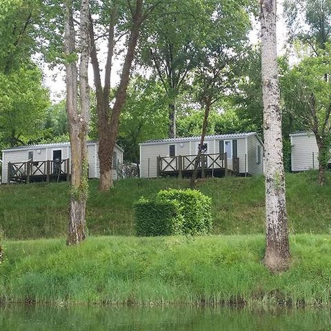Mobilheim 5 Personen - 2 Zimmer mit Blick auf den Fluss (29 m²) - n°64 à 72