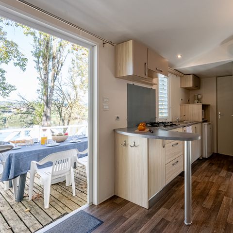 Mobilheim 6 Personen - 3 Zimmer (33 m²) Nr. 3 bis 5