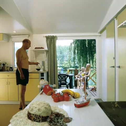 Mobilheim 6 Personen - 2 Zimmer am Flussufer und klimatisiert Sonntag/Sonntag (29 m²) n°0 bis 2 6 Personen