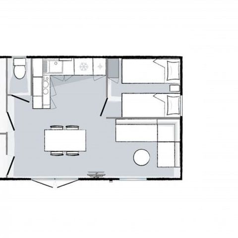 Mobilheim 4 Personen - PRESTIGE S