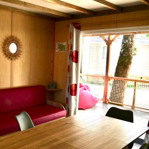 Chalet 7 Personen - Family 3ch-CLIM-überdachte XXL-Terrasse-TV-LV-Plancha-32m²| PREMIUM