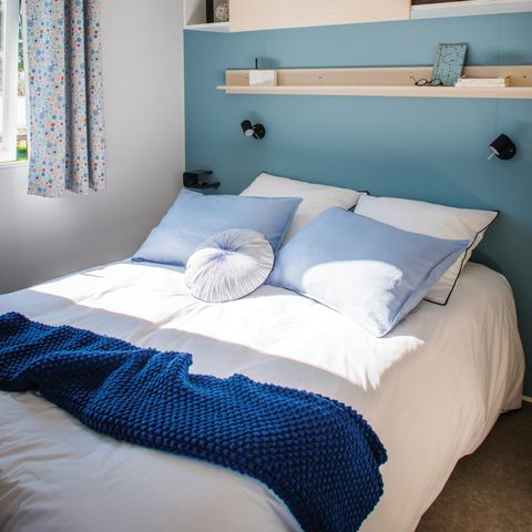 Mobilheim 8 Personen - Family 4ch-CLIM-überdachte XXL-Terrasse-TV-LV-Plancha-38m²| PREMIUM