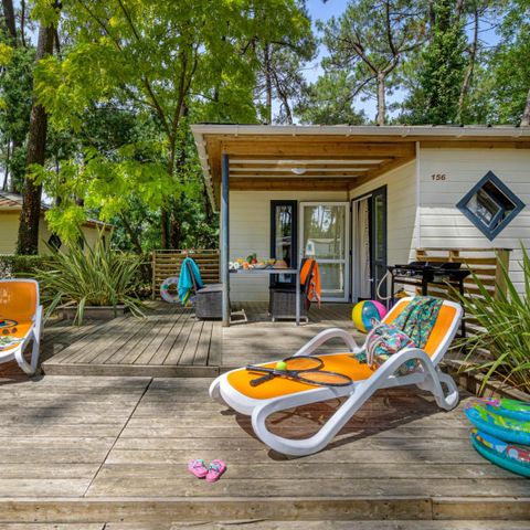 Chalet 6 personen - Cottage Premium 3Zi | PREMIUM - 32 bis 40m² überdachte Terrasse - TV - LV