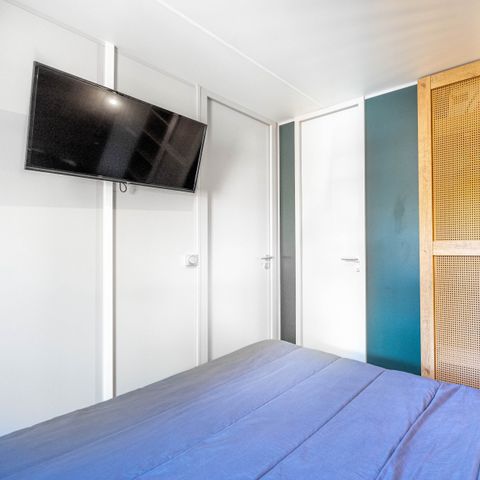 Mobilheim 6 personen - Garden 3ch-CLIM-Badewanne-TV-LV-Plancha-überdachte Terrasse-33m² - PREMIUM