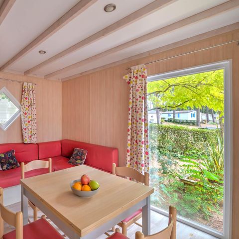 Chalet 4 personen - Komfort-Cottage mit Klimaanlage - 2 Schlafzimmer - KOMFORT - MIT - KLIMAANLAGE – - 32 bis - 43 m² – Klimaanlage – - TV – Geschirrspüler – Plancha