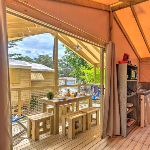 LODGE 5 Personen - Cosyflower 2 Zi -TV-Plancha-überdachte Terrasse-28m² | CONFORT