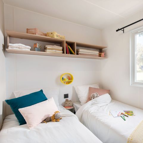 Mobilheim 4 Personen - Confort TV PLUS 2ch | CONFORT - 26m² - überdachte Terrasse - TV - Plancha