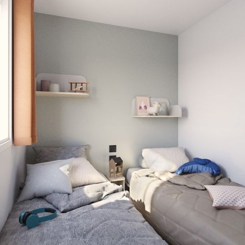 Mobilheim 6 Personen - Confort TV PLUS 3ch | CONFORT - 30m² - überdachte Terrasse - TV - Plancha
