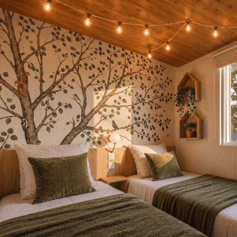 Mobilheim 4 personen - Lagoon - 2 Schlafzimmer - PREMIUM+ – 31 m² – Minipool – Klimaanlage – überdachte Terrasse 70 m² – TV-Paket „Travel“