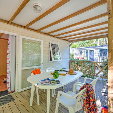 Chalet 4 personen - 2ch - Ohne - TV - Überdachte Terrasse-24m² - STANDARD