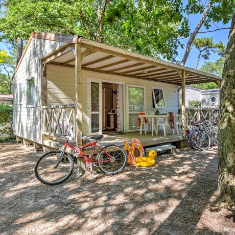 Chalet 4 personen - 2ch (ohne TV)- überdachte Terrasse-24m² | STANDARD
