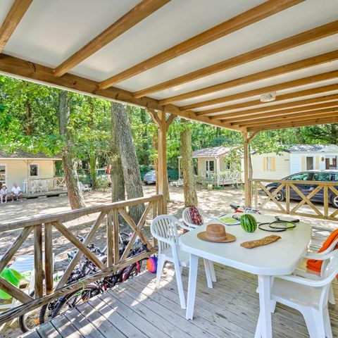 Chalet 4 personen - 2ch - Ohne - TV - Überdachte Terrasse-24m² - STANDARD